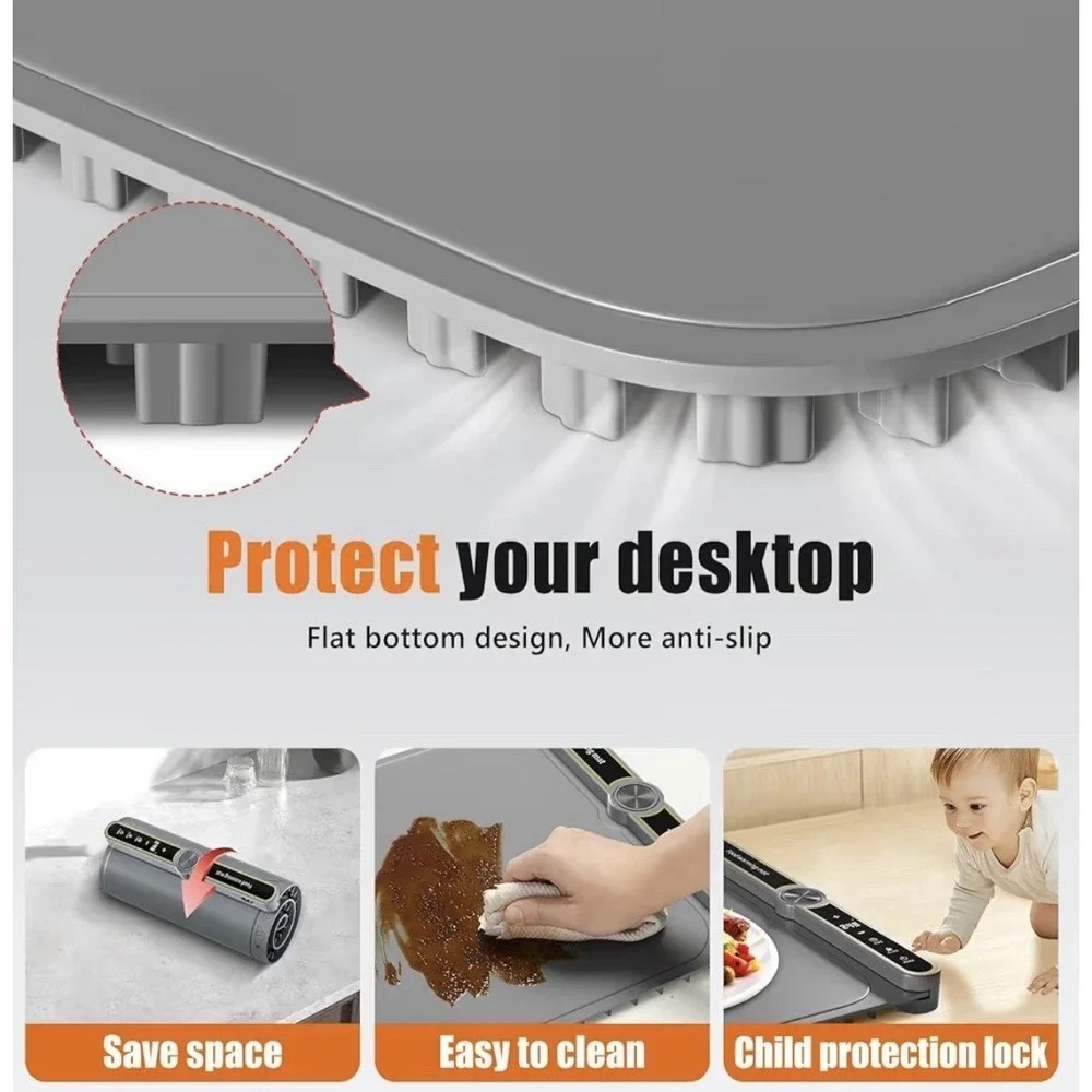 Warming Mat for Food extra large, Silicone Heating Mat For Food